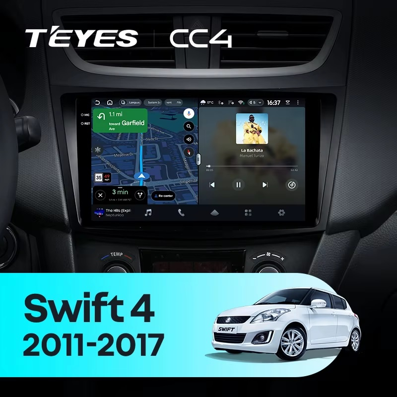 Teyes cc4 для Suzuki Swift 2011-2017 Teyes cc4 для Suzuki Swift 2011-2017