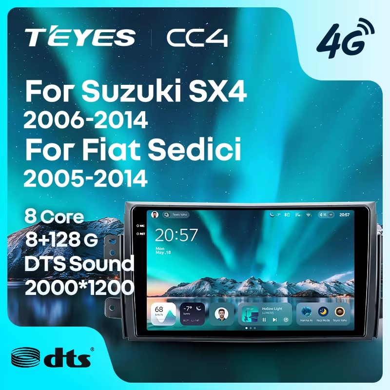 Teyes cc4 ��� Suzuki SX-4 2006-2014