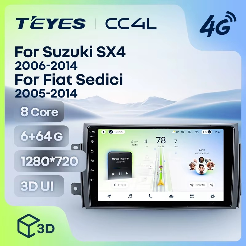 Teyes cc4L ��� Suzuki SX-4 2006-2014