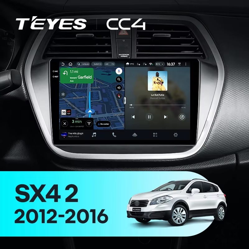 Teyes cc4 ��� Suzuki SX-4 2012-2016