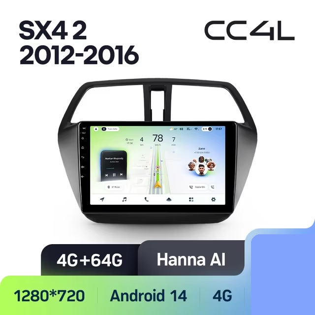Teyes cc4L ��� Suzuki SX-4 2012-2016