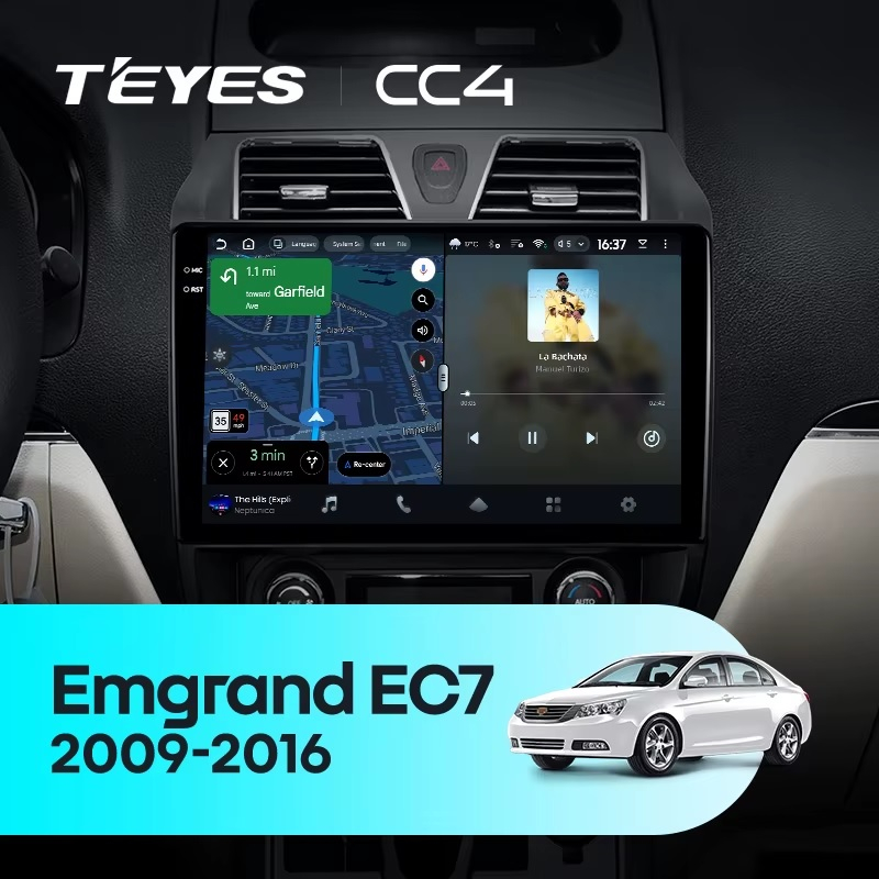 Teyes cc4 для Geely Emgrand EC7 2009-2016 Teyes cc4 для Geely Emgrand EC7 2009-2016