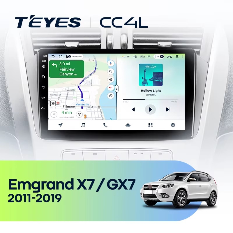 Teyes cc4L ��� Geely Emgrand X7 2011-2019