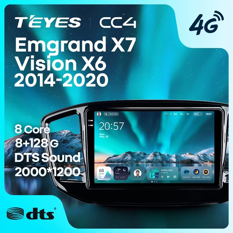 Teyes cc4 для Geely Emgrand X7 2014-2020 Teyes cc4 для Geely Emgrand X7 2014-2020