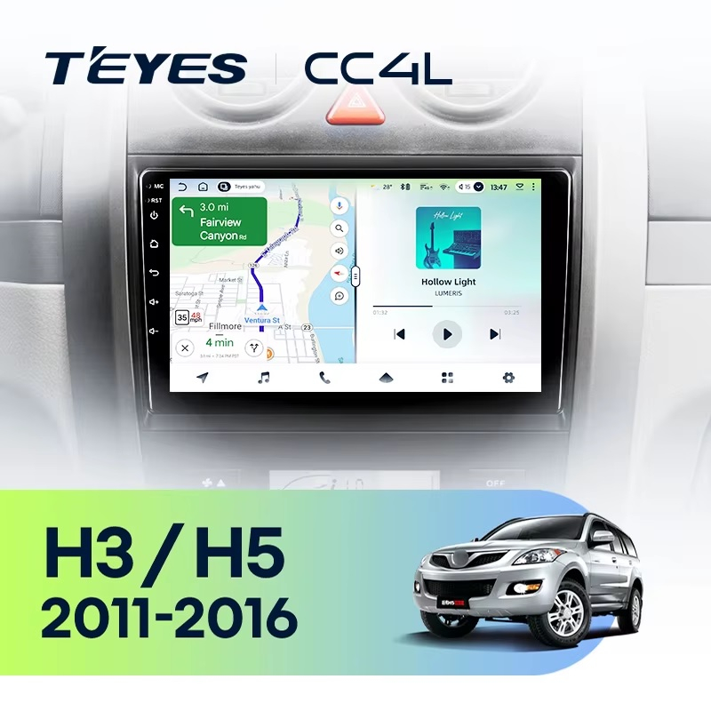 Teyes cc4L для Great Wall H3 H5 2011-2016 Teyes cc4L для Great Wall H3 H5 2011-2016