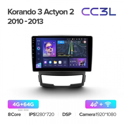 Teyes cc3L ��� Ssang Yong Action 2010-2013
