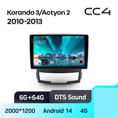 Teyes cc4 ��� Ssang Yong Action 2010-2013