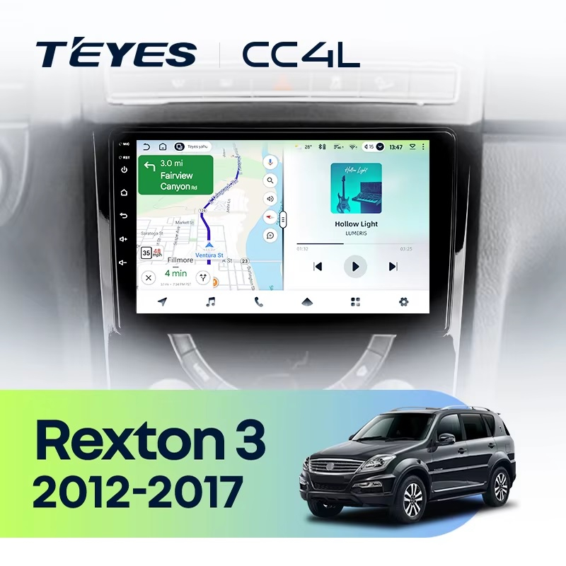 Teyes cc4L для Ssang Yong Rexton 2012-2017 Teyes cc4L для Ssang Yong Rexton 2012-2017