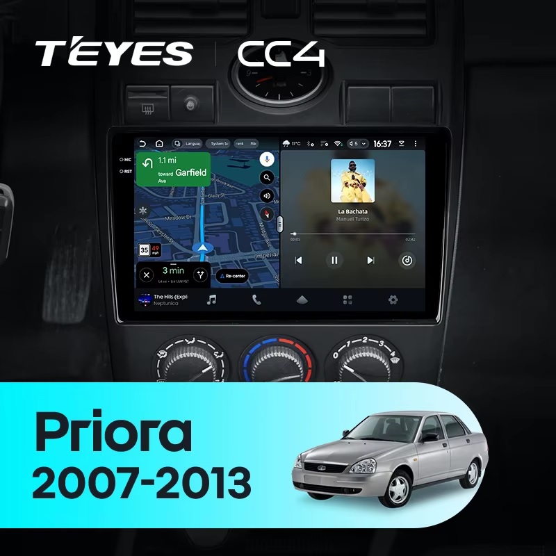 Teyes cc4 для Лада Приора 2007-2013 Teyes cc4 для Лада Приора 2007-2013