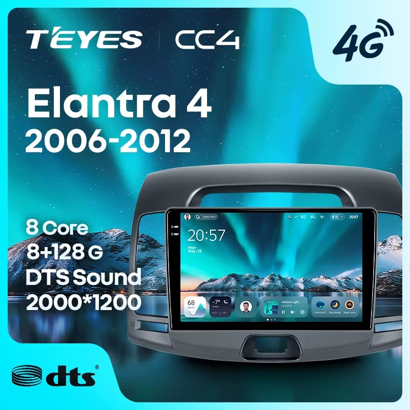 Teyes cc4 ��� Hyundai Elantra 2006-2012