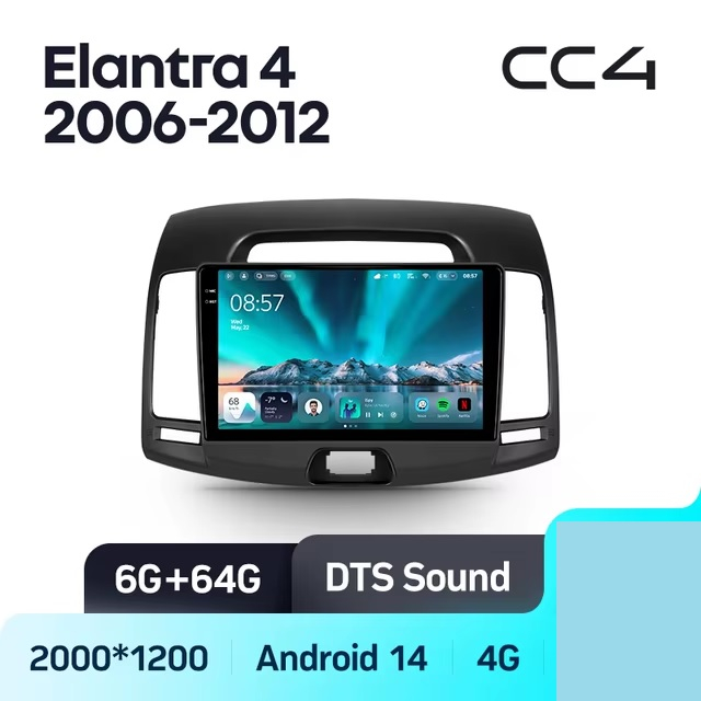 Teyes cc4 ��� Hyundai Elantra 2006-2012