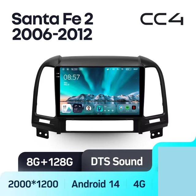Teyes cc4 ��� Hyundai Santa Fe 2006-2012