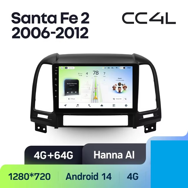 Teyes cc4L ��� Hyundai Santa Fe 2006-2012