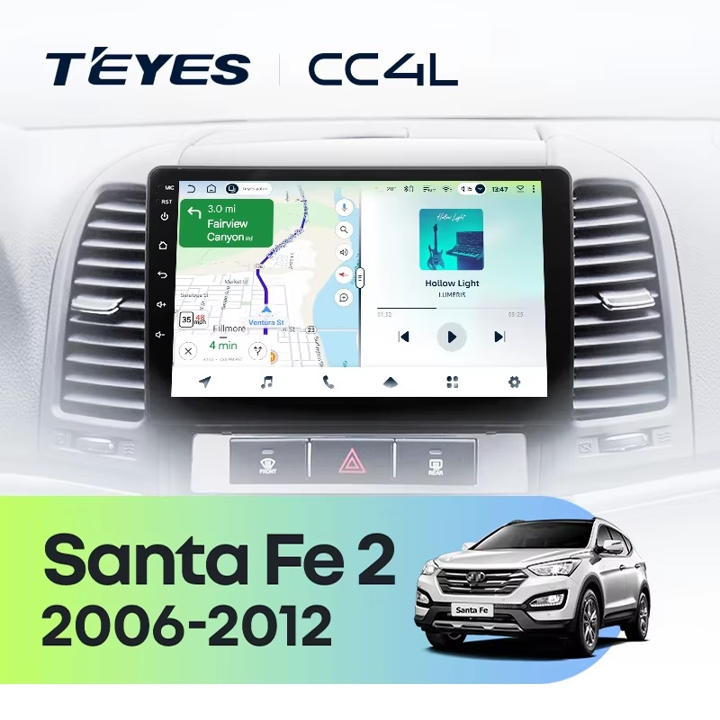 Teyes cc4L ��� Hyundai Santa Fe 2006-2012