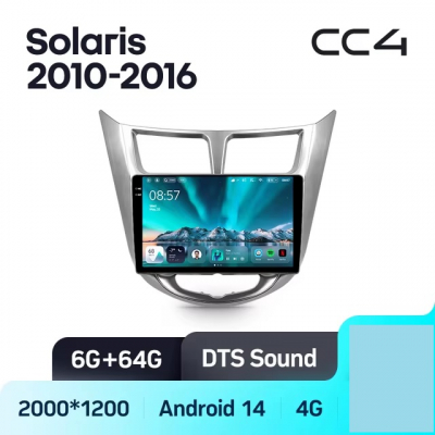 Teyes cc4 ��� Hyundai Solaris 2010-2016