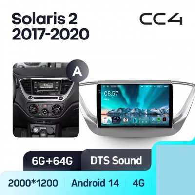Teyes cc4 ��� Hyundai Solaris 2017+
