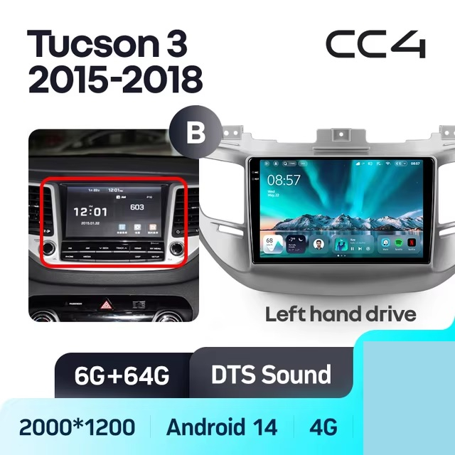 Teyes cc4 ��� Hyundai Tucson/ix35 2015-2018