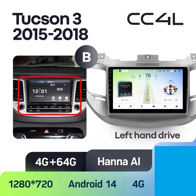 Teyes cc4L ��� Hyundai Tucson/ix35 2015-2018