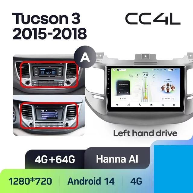 Teyes cc4L ��� Hyundai Tucson/ix35 2015-2018