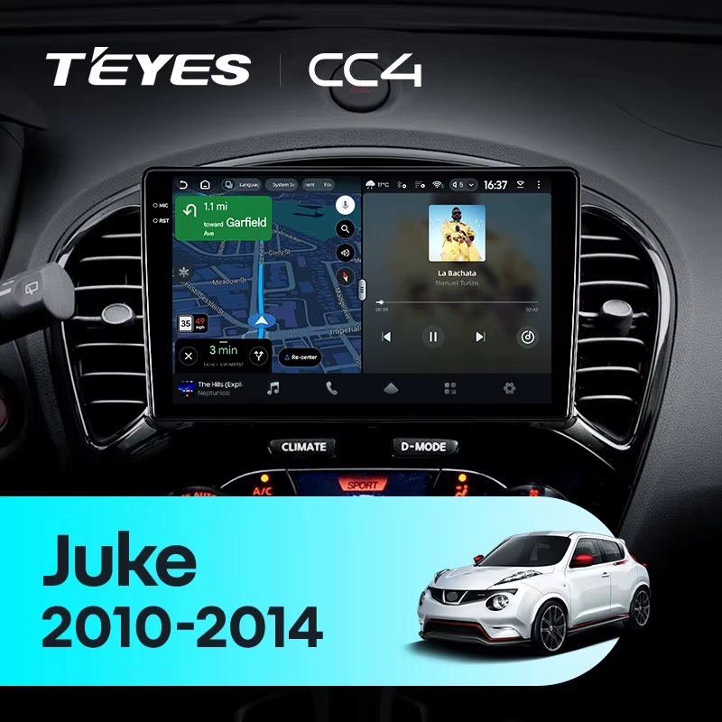 Teyes cc4 ��� Nissan Juke