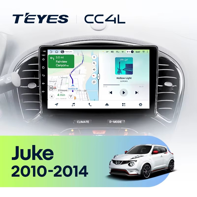 Teyes cc4L для Nissan Juke Teyes cc4L для Nissan Juke