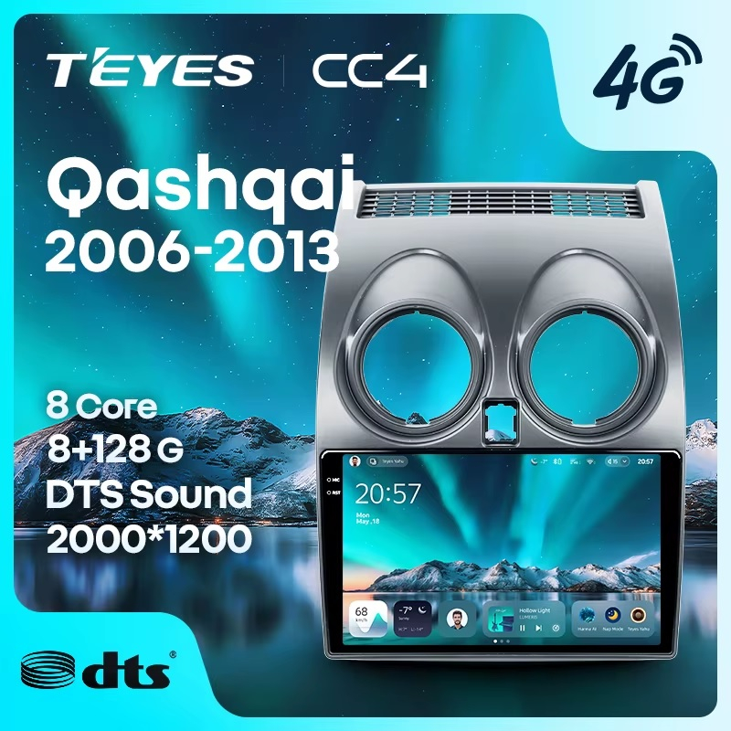 Teyes cc4 ��� Nissan Qashqai J10