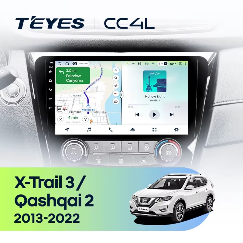 Teyes cc4L ��� Nissan X-Trail T32 Qashqai J11