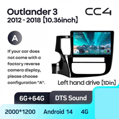 Teyes cc4 ��� Mitsubishi Outlander 3 2012-2018  10