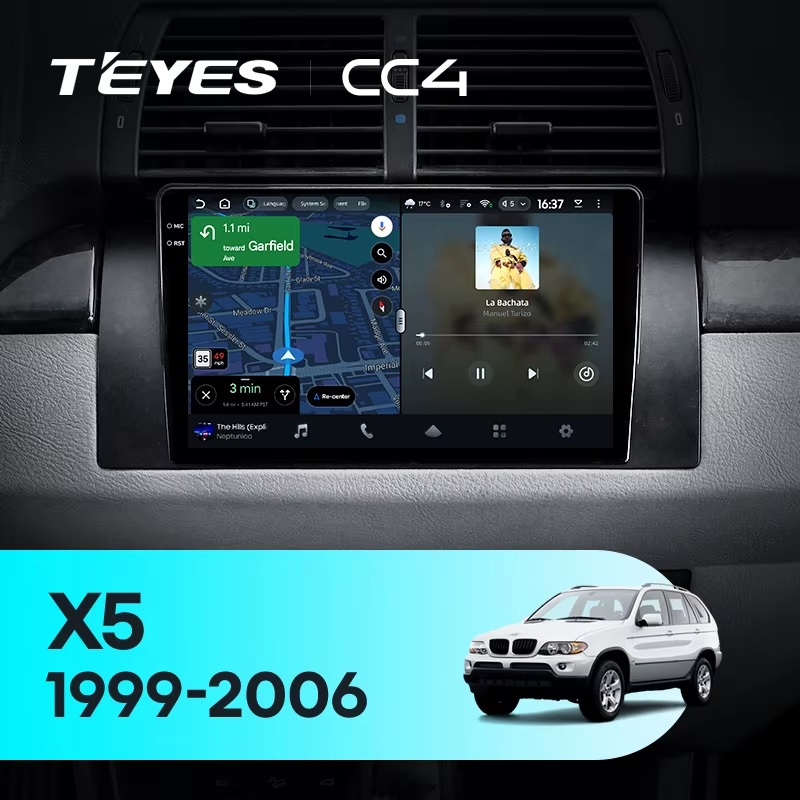 Teyes cc4 для BMW X5 1999-2006 Teyes cc4 для BMW X5 1999-2006