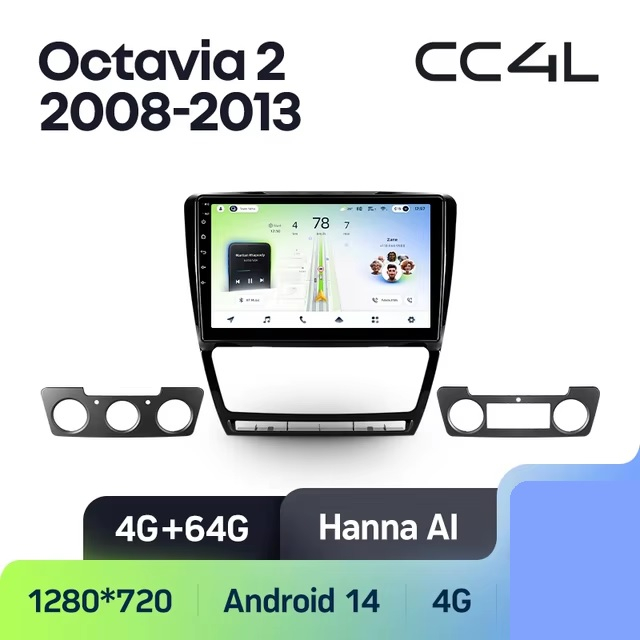 Teyes cc4L ��� Skoda Octavia 2008-2013