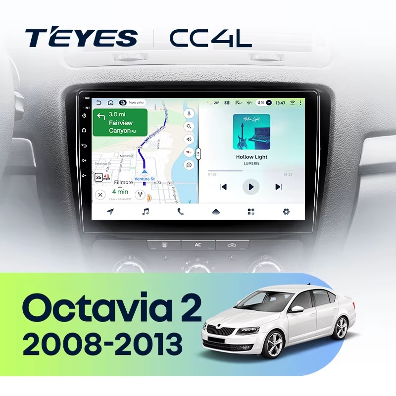 Teyes cc4L ��� Skoda Octavia 2008-2013