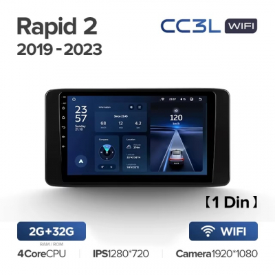 Teyes cc3L WiFi ��� Skoda Rapid 2019-2023