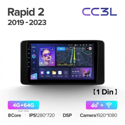 Teyes cc3L ��� Skoda Rapid 2019-2023