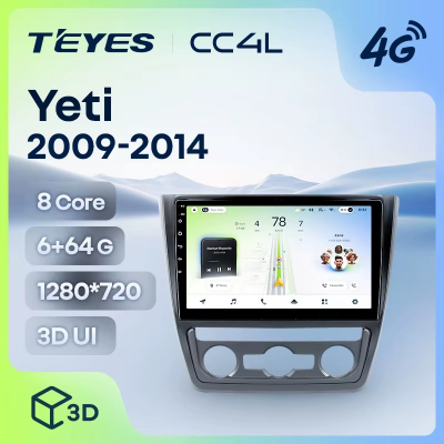 Teyes cc4L ��� Skoda Yeti 2009-2014