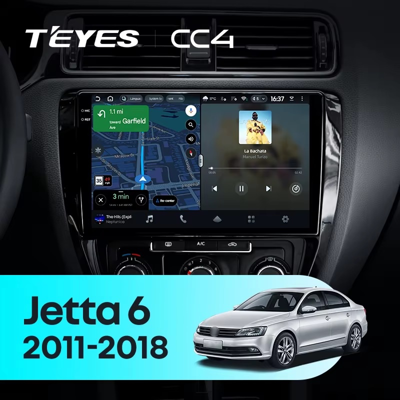 Teyes cc4 для VW Jetta 2011-2018 Teyes cc4 для VW Jetta 2011-2018