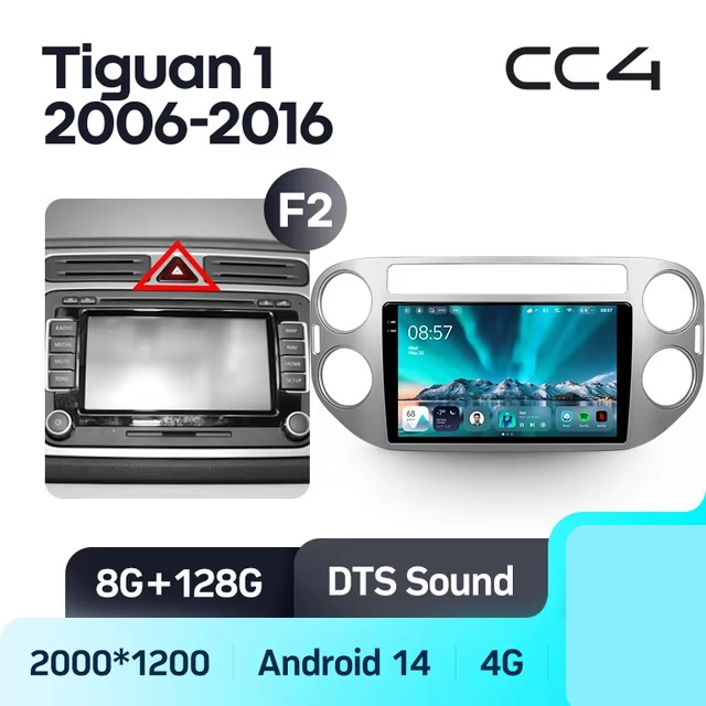 Teyes cc4 ��� VW Tiguan 2006-2016