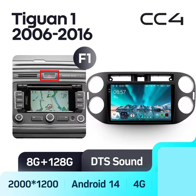 Teyes cc4 ��� VW Tiguan 2006-2016
