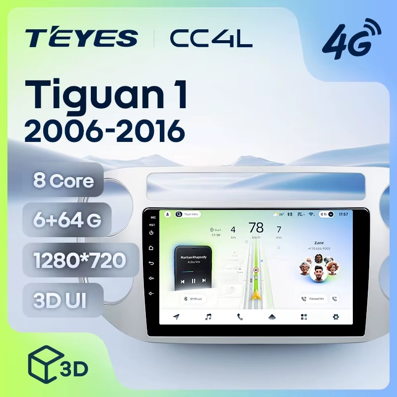Teyes cc4L ��� VW Tiguan 2006-2016