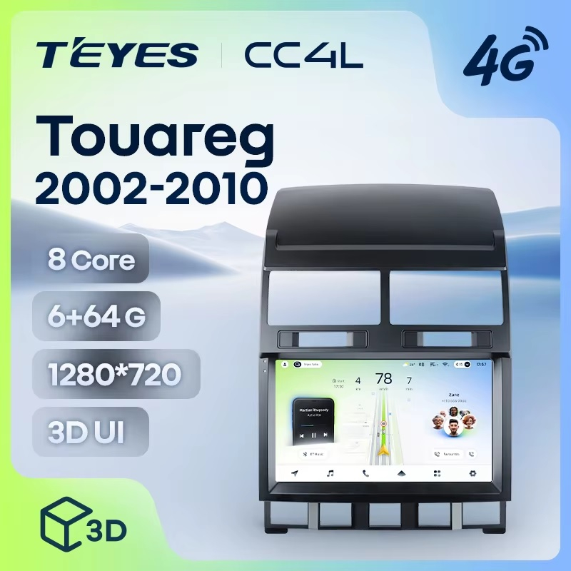 Teyes cc4L для VW Touareg 2002-2010 Teyes cc4L для VW Touareg 2002-2010