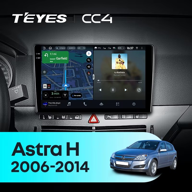 Teyes cc4 для Opel Astra H Zafira B (верх) Teyes cc4 для Opel Astra H Zafira B (верх)